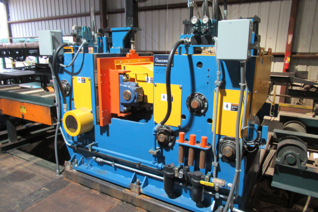G Machine Company reducer module onsite at Tidewater Lumber sawmill.